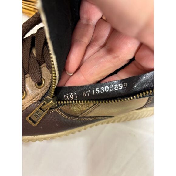 Women's Remonte Ankle Boots Size 39 Brown Beige Lace Up - Picture 8 of 9